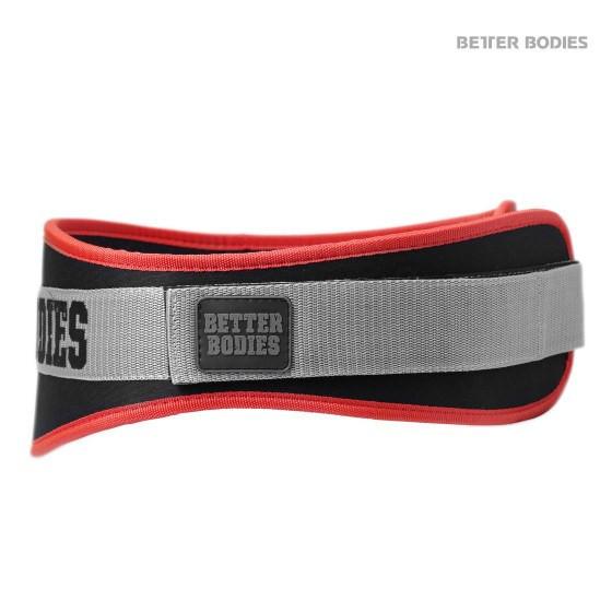 Better Bodies Basic Gym Belt - Black/Red