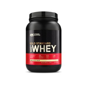 Optimum Nutrition Gold Standard 100% Whey (900 g) - Vanilla Ice Cream - Proteinpulver