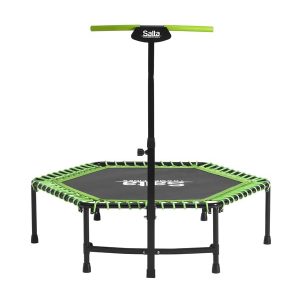 Salta Fitness trampolin med håndtag, grøn